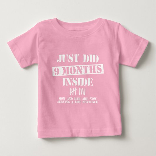9ヶ月在中 ベビーTシャツ (正面)