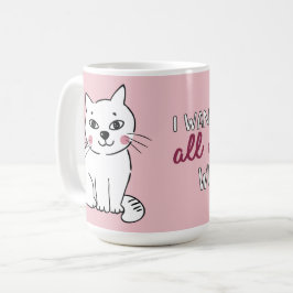 9人ともロマンチックな猫バレンタイン コーヒーマグカップ