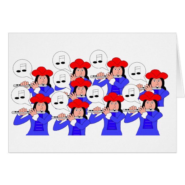 9人のパイパーの配管 (正面横)