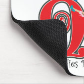 9人の女性踊ること マウスパッド (コーナー)