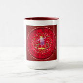 9人の女性踊ること マグカップ (中央)