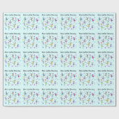 9人の女性踊ること ラッピングペーパー (フラット)