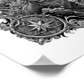 9人の巨人によるタイタン攻撃 ポスター (角)