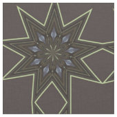 9先の尖った星 ファブリック (クローズアップ)