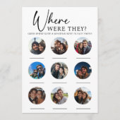 9写真どこにあった彼らのゲーム結婚婚約 招待状 (正面)