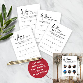 9写真どこに彼らはゲームの推測カード ノートカード