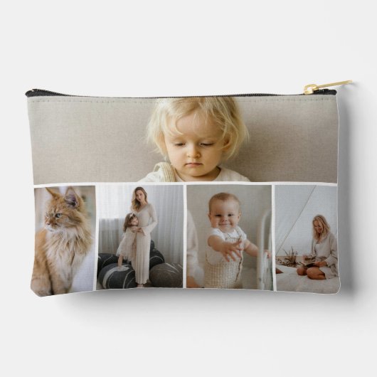 9写真テンプレート独自のおもしろい アクセサリーポーチ (裏面)