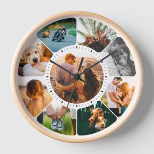 9写真丸い時計（丸） 壁時計
