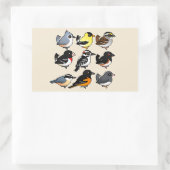 9北東USAバックヤードバード 長方形シール (バッグ)