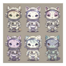 9匹のちび宇宙飛行士子猫スペースクルー