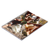 9匹のミーアカット三角形のノート ノートブック (左側)