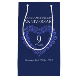 9周年ラピ結婚ス・ラズリハート写真 スモールペーパーバッグ