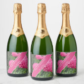 9周年結婚ポピー スパークリングワインラベル (ボトル)