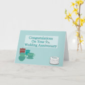 9周年結婚記念日おめでとう カード (黄色い花)