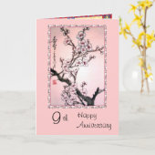 9周年記念カード カード (黄色い花)