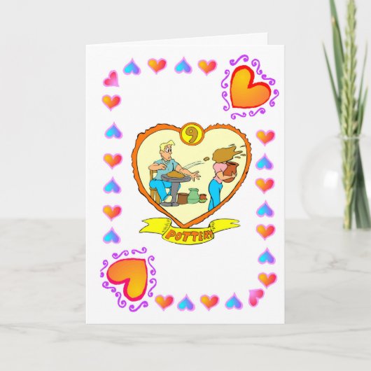 9周年記念 - 陶芸 カード (正面)