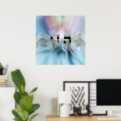 9天使の影響 – 72神の名前 ポスター (ホームオフィス)