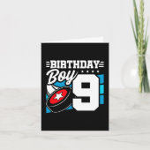 9年オールドホッケーパーティーテーマ9th誕生日ボーイ カード (正面)