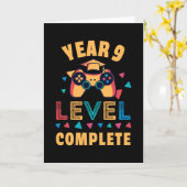 9年レベルの完全な学校ゲーム子供のギフト カード (黄色い花)