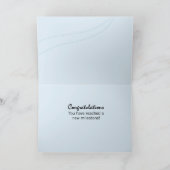 9年勤続記念日のサイン カード (内部)