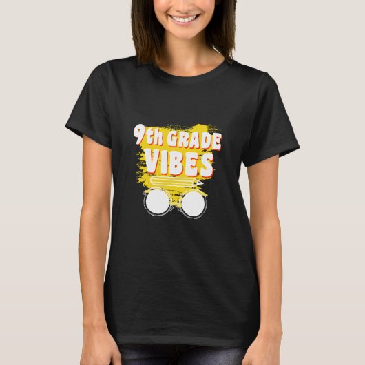 9年生の気分 バックトゥスクールTシャツ 入学おめでとう キッズ Tシャツ (正面)
