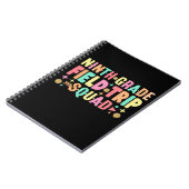 9年生の遠距離分隊の新学期マッチング ノートブック (左側)