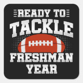 9年生サッカー即戦力新学期 スクエアシール (正面)