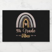 9年生ビーブレインボー9年生新学期 リキュールボトルラベル (シングルラベル)