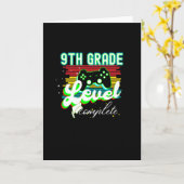 9年生卒業ゲーマー カード (黄色い花)