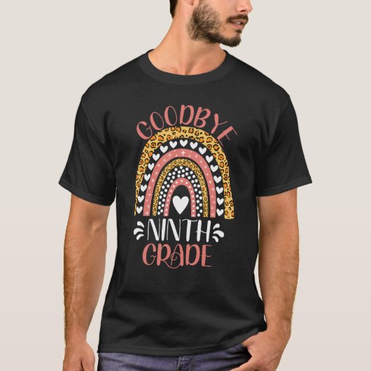 9年生+お別れ+先生+最後の日 Tシャツ (正面)