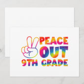 9年目 さようなら タイダイ 最終日 9年生 案内状 (正面/裏面)