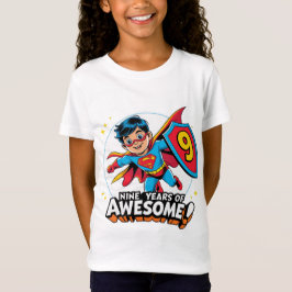 9年素晴らし!第9誕生日 Tシャツ