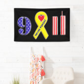 9忘れ月11日の黄色いリボン 横断幕 (インサイチュ)