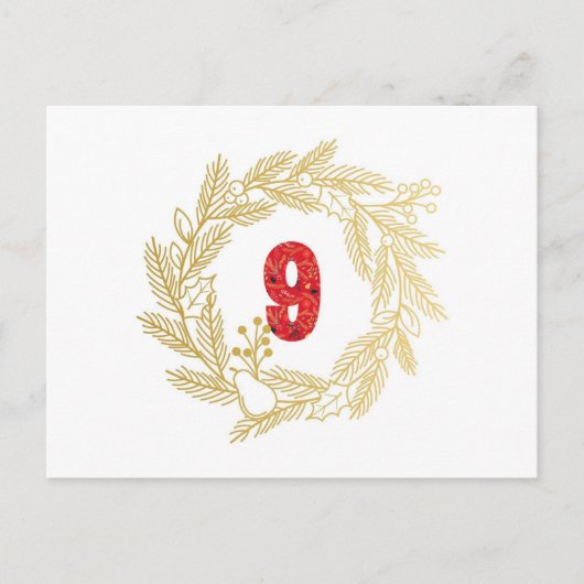 9日目。イエスの名前 |素晴らしいカウンセラーの出現 ポストカード (正面)