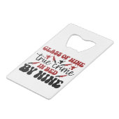 9時までにベッドで起こったワインの真の犯罪のクラス クレジットカード栓抜き (裏面アングル)