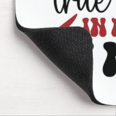 9時までにベッドで起こったワインの真の犯罪のクラス マウスパッド (コーナー)