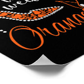 9月に我々は衣服オレンジ白血病認識度モン ポスター (角)