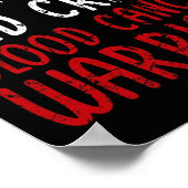 9月に我々は衣服赤い蝶の血液がんAw ポスター (角)