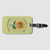 9月に我々は衣服金ゴールド小児癌を認識 ラゲッジタグ (正面横)