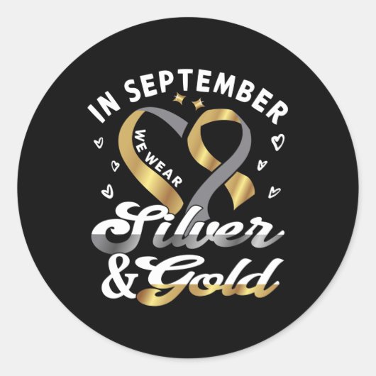 9月に我々は衣服...ASLろう者プライドろうアワーン ラウンドシール (正面)