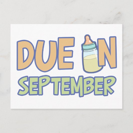 9月に期限 ポストカード (正面)