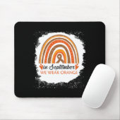 9月に私たち衣服オレンジ漂白レインボレイク マウスパッド (マウス)