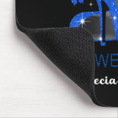 9月に衣服ブルーハイヒールアロペシアアワレネ マウスパッド (コーナー)