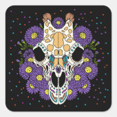 9月のアスター&キリンスカル スクエアシール (正面)