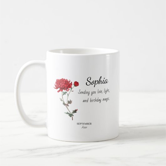 9月のエステル誕生日グッズ コーヒーマグカップ (左)