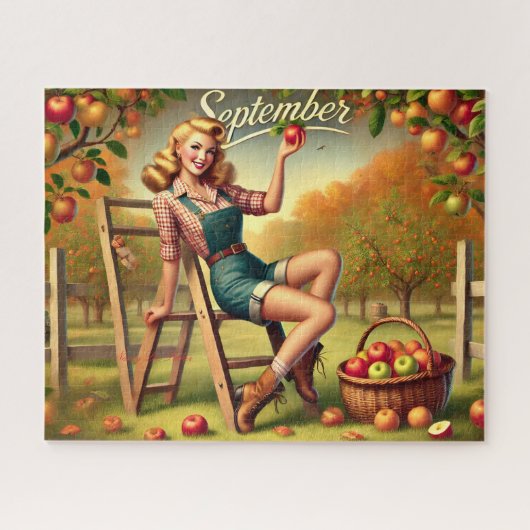 9月のカントリーハーベストアップ ジグソーパズル (横)