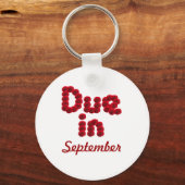 9月のキーチェーンで期限 キーホルダー (正面)