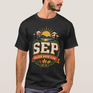 9月のゴールデンアワー倶楽部 - ビンテージ誕生月A Tシャツ