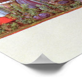 9月のファシミール:ブドウの収穫 ポスター (角)