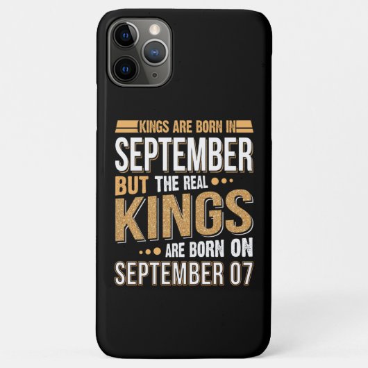 9月のプレゼント |キング生まれは9月07日 Case-Mate iPhoneケース (裏面)